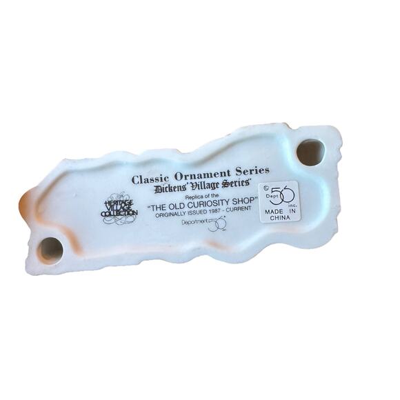 Dept 56 The Old Curiosity Shop Ornament Dickens Village Series - Picture 6 of 6